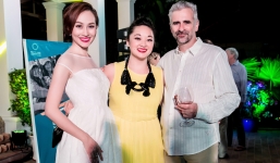 Á Hậu Kim Duyên rạng rỡ dự tiệc tại nhà Tổng lãnh sự quán Canada